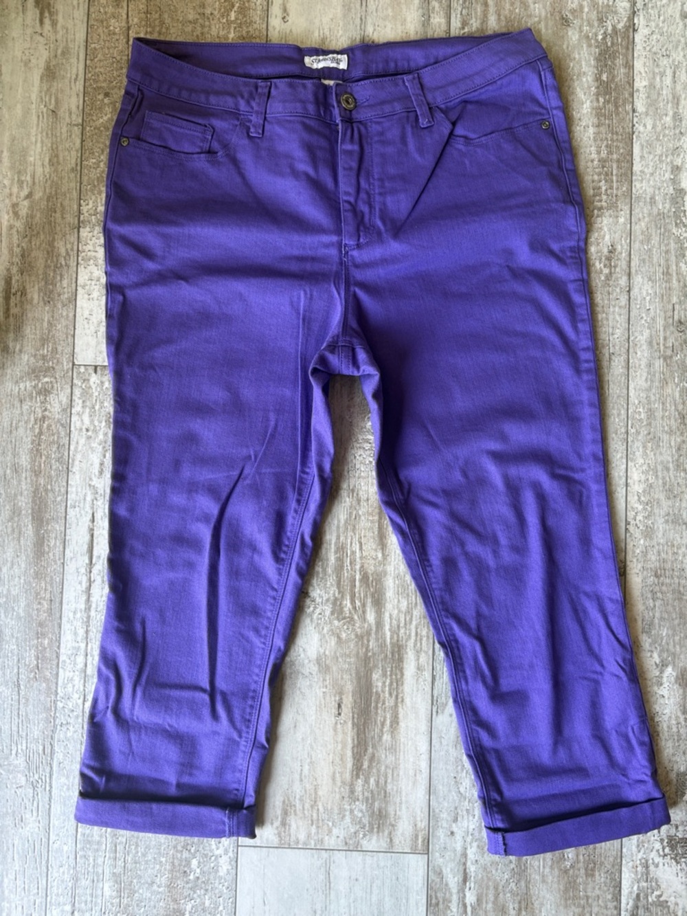 St. John's Bay Purple Casual Pants